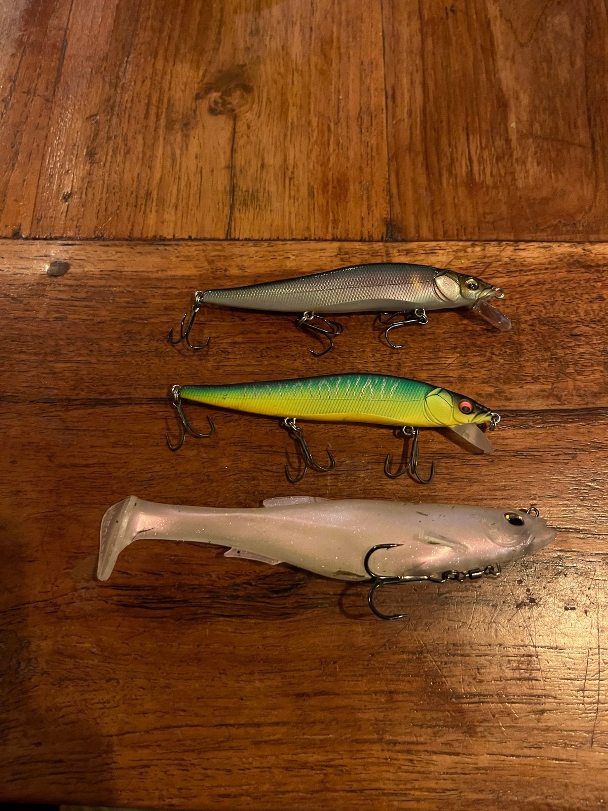2 x megabass oneten en een megabass magdraft, Watersport en Boten, Hengelsport | Roofvissen, Ophalen, Gebruikt