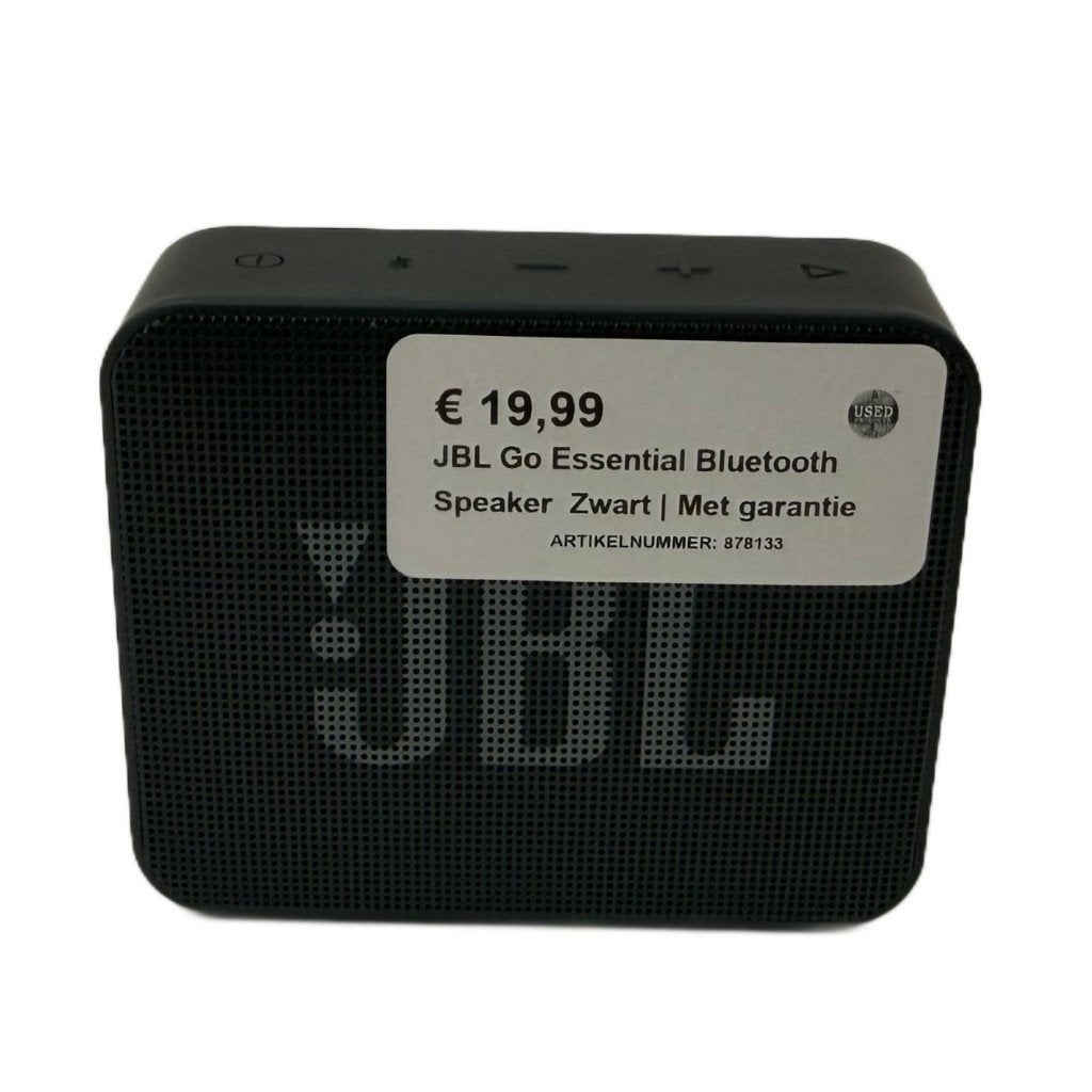 JBL Go Essential Bluetooth Speaker  Zwart | Met garantie, JBL, Toulonselaan 72, Overige typen, Ophalen of Verzenden