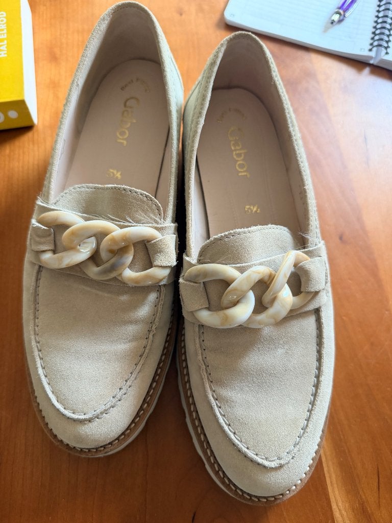 Gabor loafers beige/taupe maat 38,5, Gabor, Nieuw, Ophalen of Verzenden, Instappers