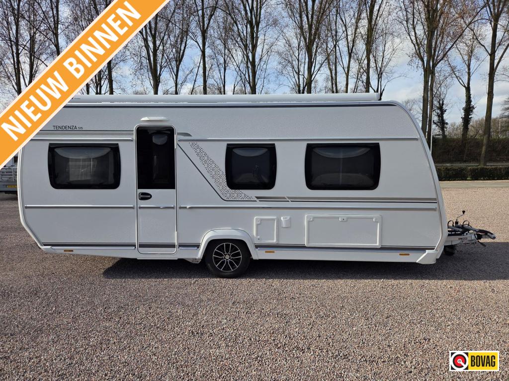 Fendt Tendenza 515 SG ZEER COMPLEET!, Caravans en Kamperen, Caravans, Rondzit, Bedrijf, Schokbreker, Overige typen