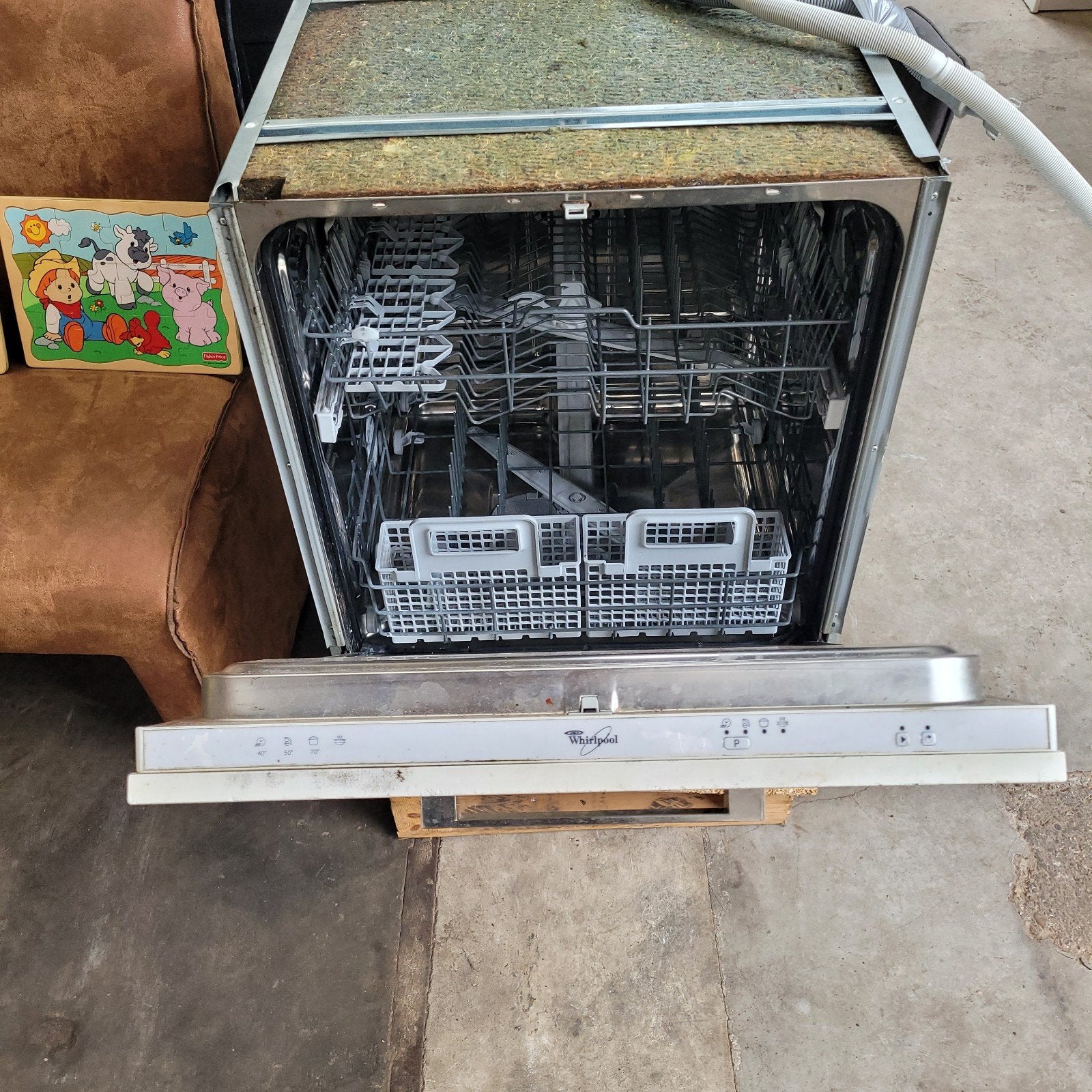 whirlpool  vaatwasser  type WAYFD, Ophalen, Inbouw, Minder dan 85 cm