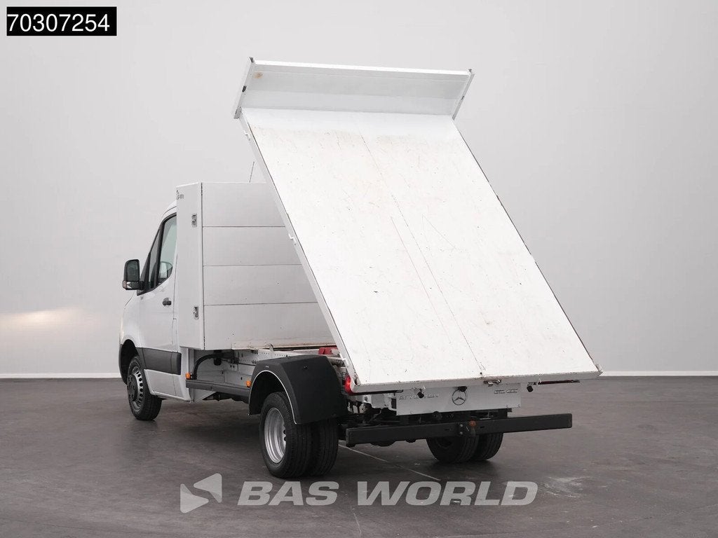 Mercedes Sprinter 515 CDI Kipper met Kist Dubbellucht 3,5t T, Start-stop-systeem, Stof, Gebruikt, Euro 6