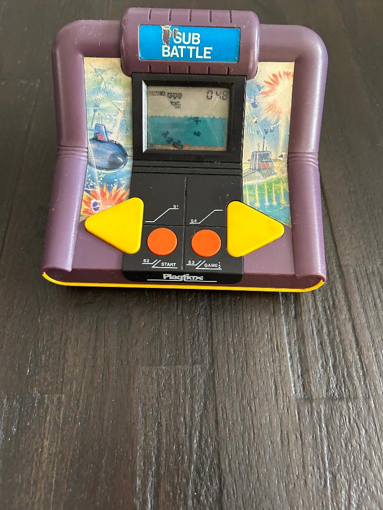 Lcd handheld game sub battle playtime 1990, Spelcomputers en Games, Ophalen, Overige merken, Gebruikt