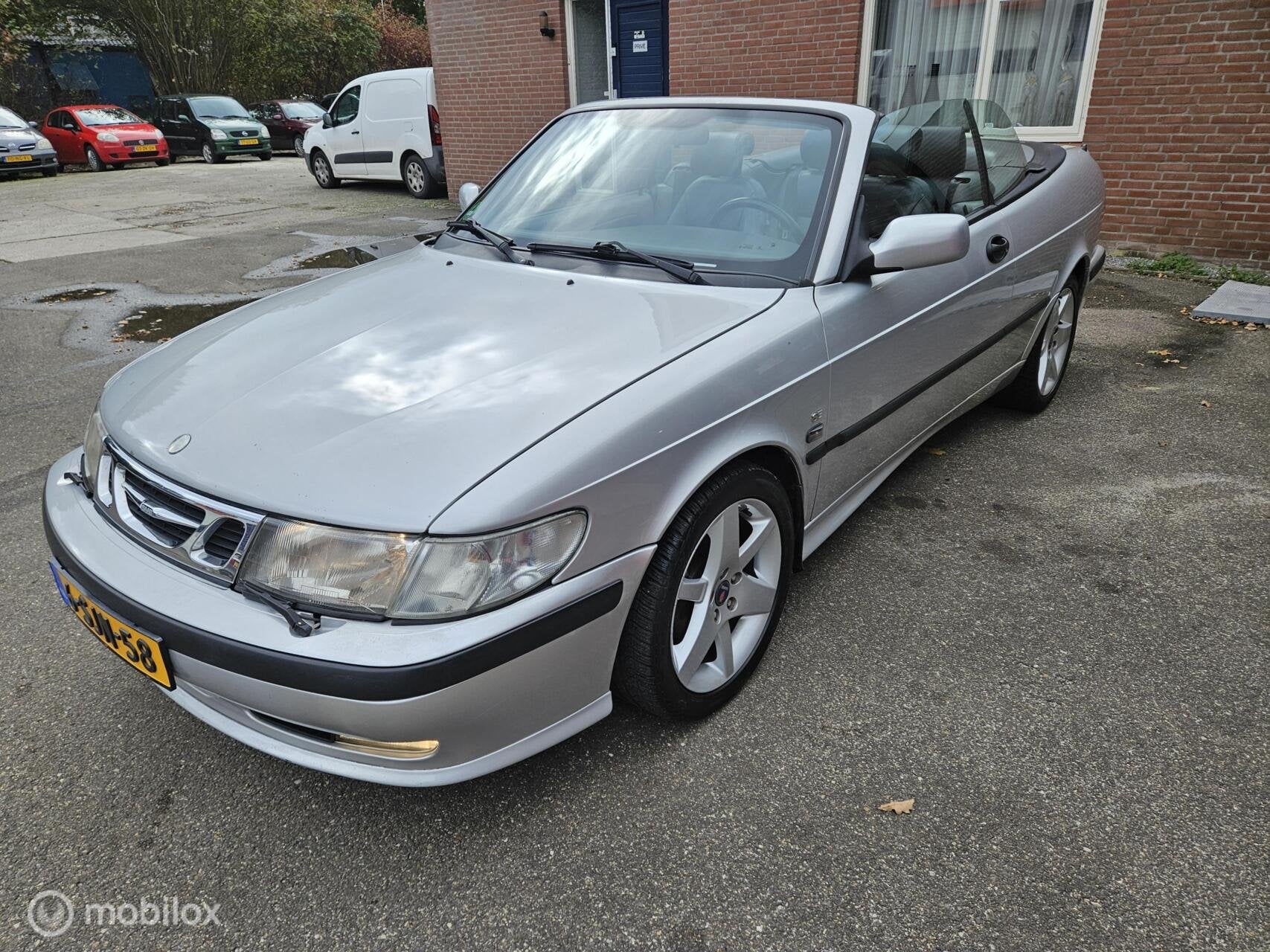 Saab 9-3 Cabrio 2.0t Anniversary, Auto's, Saab, Voorwielaandrijving, 1380 kg, Gebruikt, 4 stoelen
