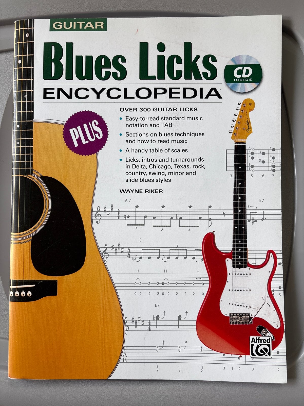 Blues Licks Encyclopedia Gitaar Bladmuziek met CD, Gitaar, Les of Cursus, Ophalen of Verzenden, Zo goed als nieuw