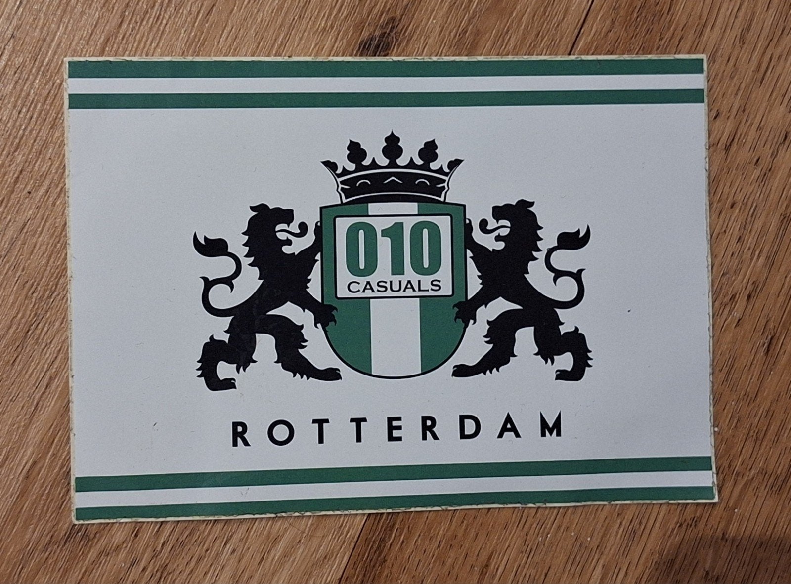 010 Casuals Rotterdam sticker, Verzamelen, Ophalen of Verzenden, Zo goed als nieuw