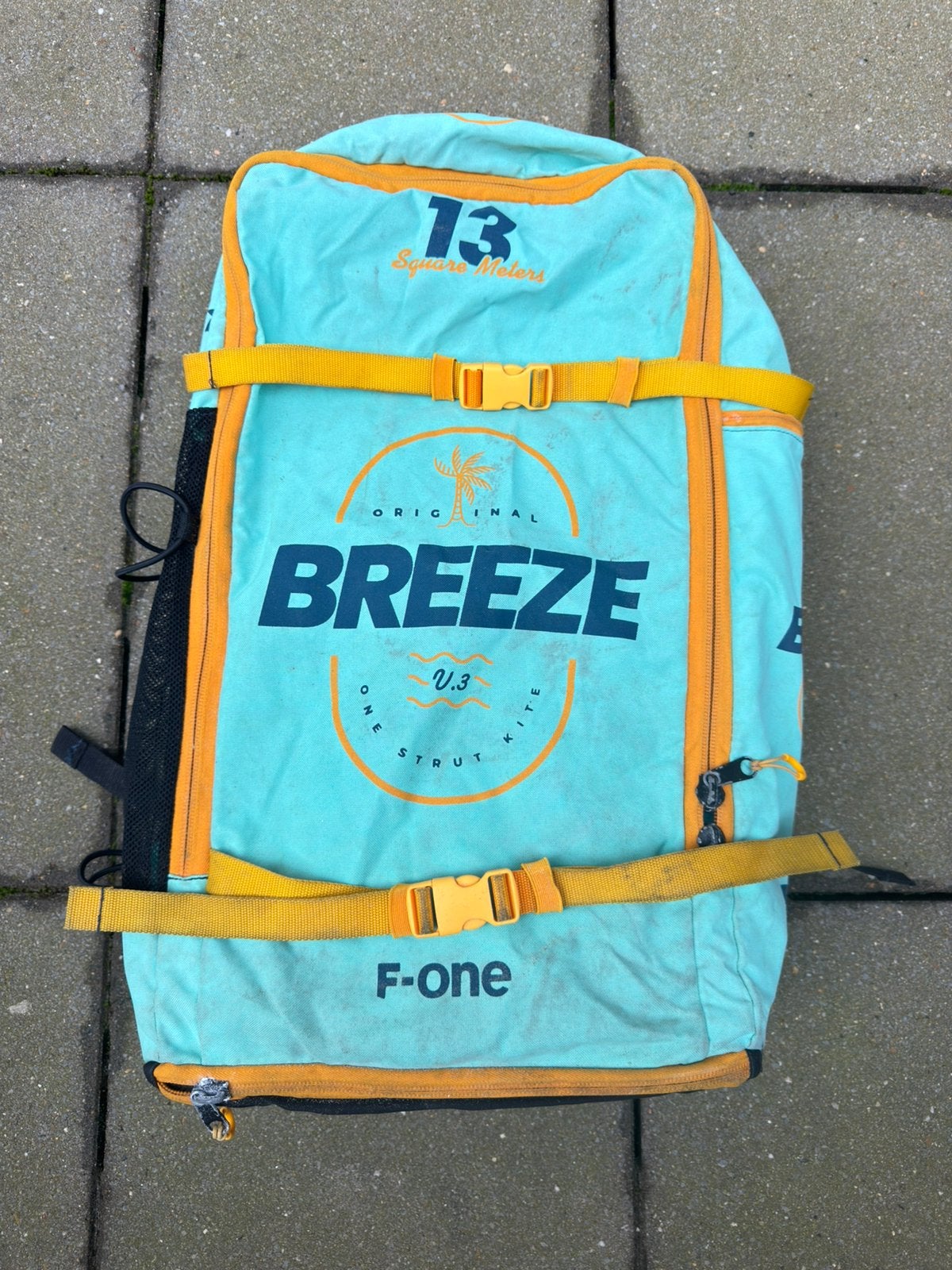 F - One Breeze V3 13m kite, Gebruikt, 13 m², Geen board, Ophalen of Verzenden