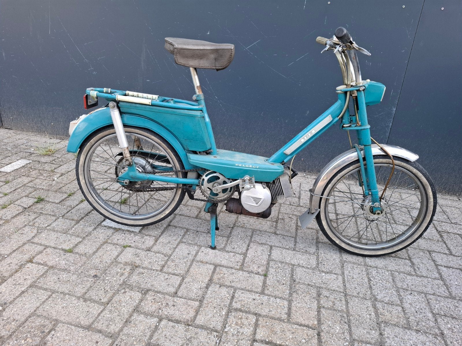 Vintage Peugeot 102 bromfiets - Klassieker op kenteke, Ophalen, Maximaal 45 km/u, Overige merken