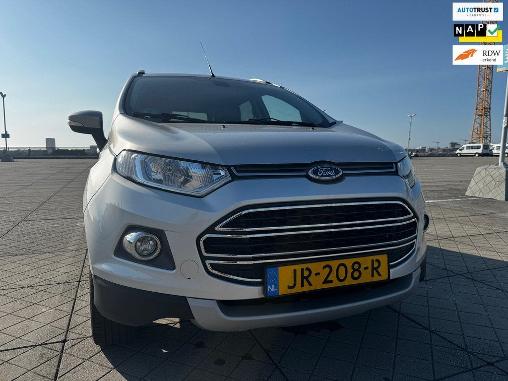 Ford EcoSport 1.0 EcoBoost Titanium CRUISE CLIMA LEER NAP, Auto's, Ford, Voorwielaandrijving, Gebruikt, Ecosport, Leder en Stof