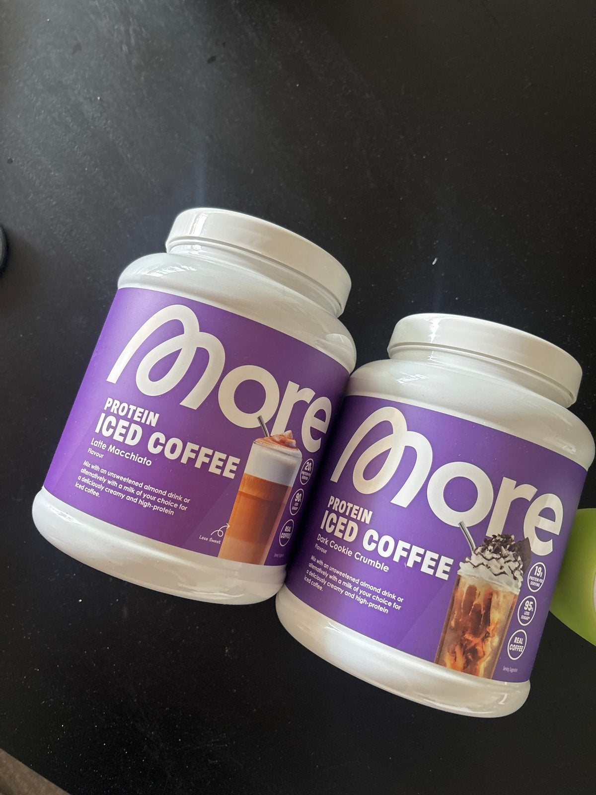 More Protein Iced Coffee - Latte Macchiato & Dark Cookie, Ophalen of Verzenden, Nieuw, Poeder of Drank