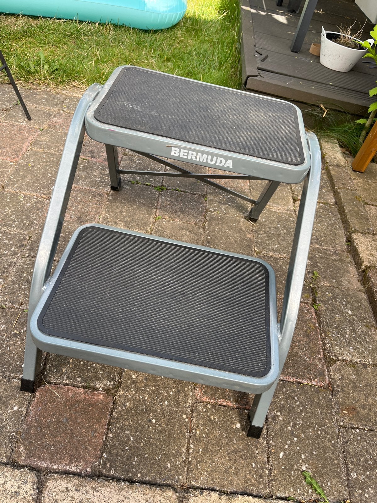 Opstap krukje voor caravan, Ophalen, Gebruikt