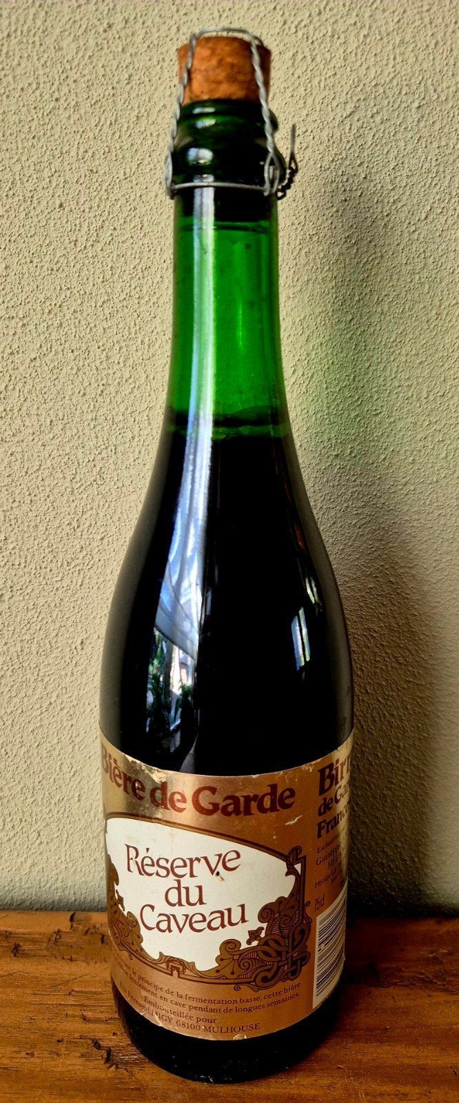 Réserve du Caveau speciaal bier Mulhouse Fr. Amati Milaan, Ophalen of Verzenden, Zo goed als nieuw, Flesje(s), Overige merken