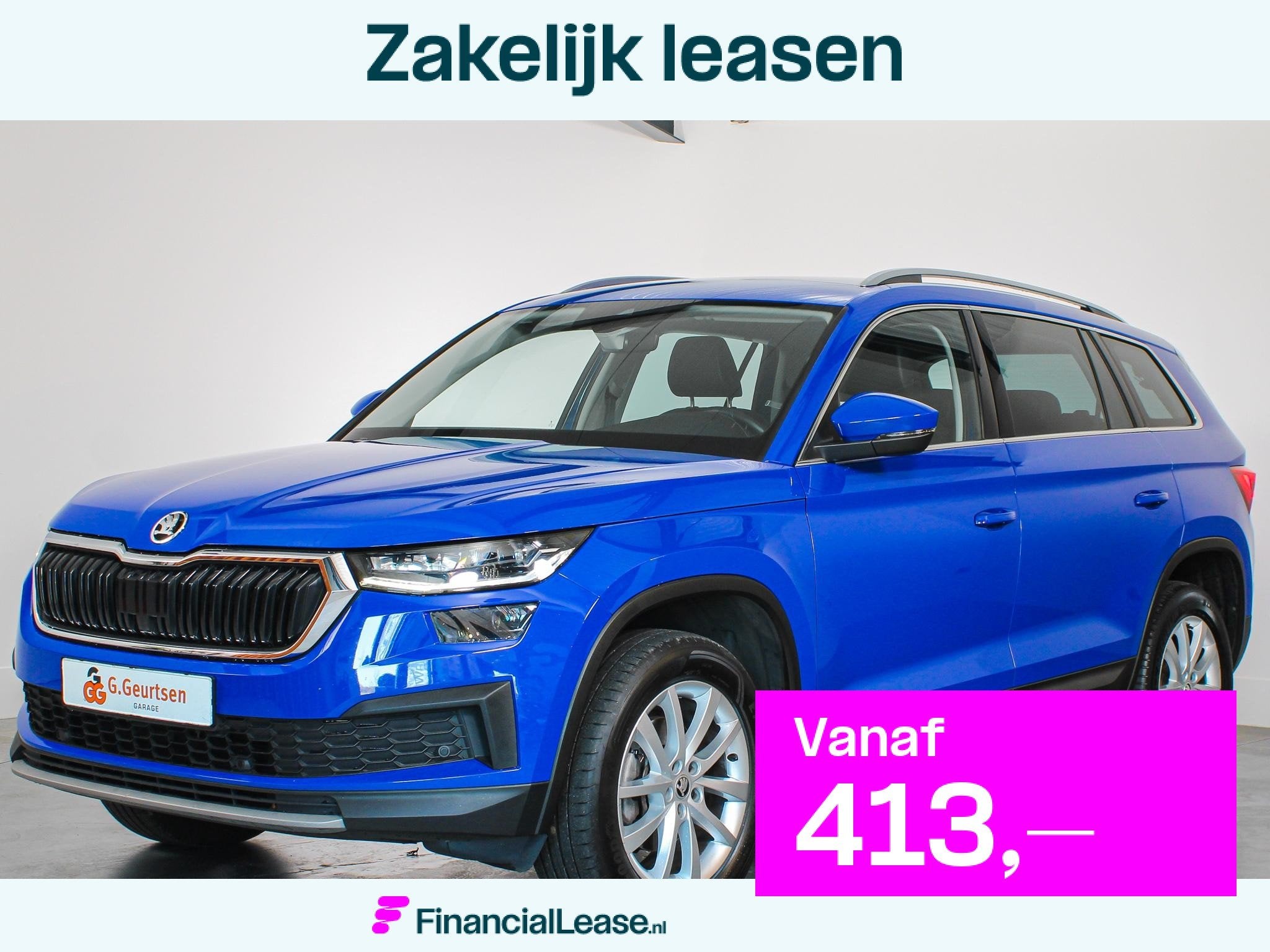 Skoda Kodiaq 1.5 TSI Business Edition 7-Persoons Trekhaak, C, Voorwielaandrijving, 4 cilinders, 150 pk, Blauw