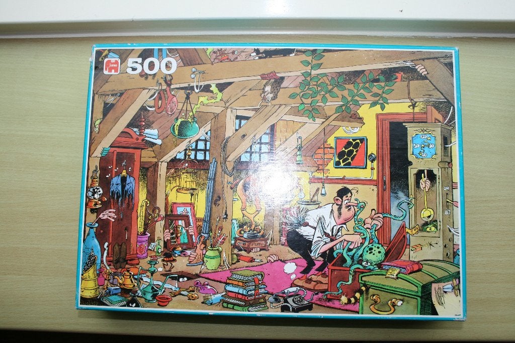 Legpuzzel, Van Haasteren, De vrijgezel, 500 st., Ophalen of Verzenden, 500 t/m 1500 stukjes, Gebruikt, Legpuzzel