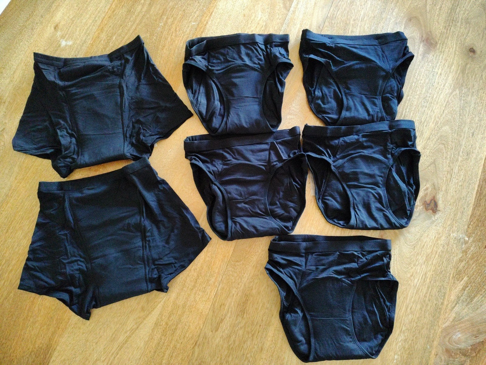 Moi et Marie 10 3XS zwart menstruatie ondergoed. NIEUW, Moi et marie, Ophalen of Verzenden, Zwart, Slip