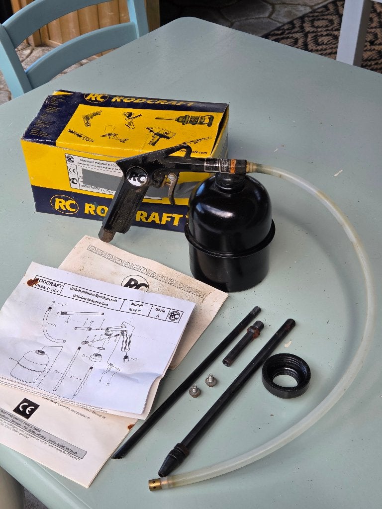 Rodcraft RC8035 Pneumatisch Spuitpistool 4-in-1, Ophalen of Verzenden, Gebruikt, Overige merken