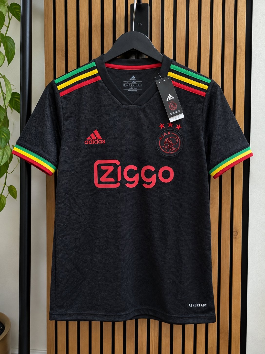 Ajax 21/22 Bob Marley Three Little Birds Shirt L XL XXL, Sport en Fitness, Maat XL, Verzenden, Zo goed als nieuw, Shirt