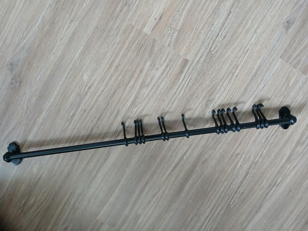 Ikea Fintorp ophangsysteem keukenrek zwart, Ophalen, IKEA, Zwart, Metaal