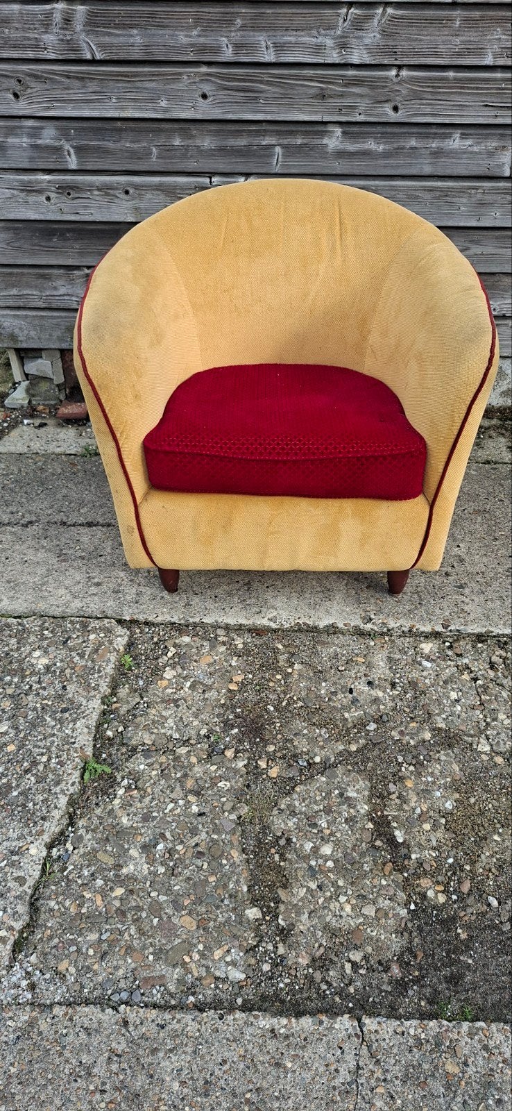 Set van 3 Hotel Fauteuils - Comfortabel en Stijlvol, Ophalen, Hout, Gebruikt, 75 tot 100 cm