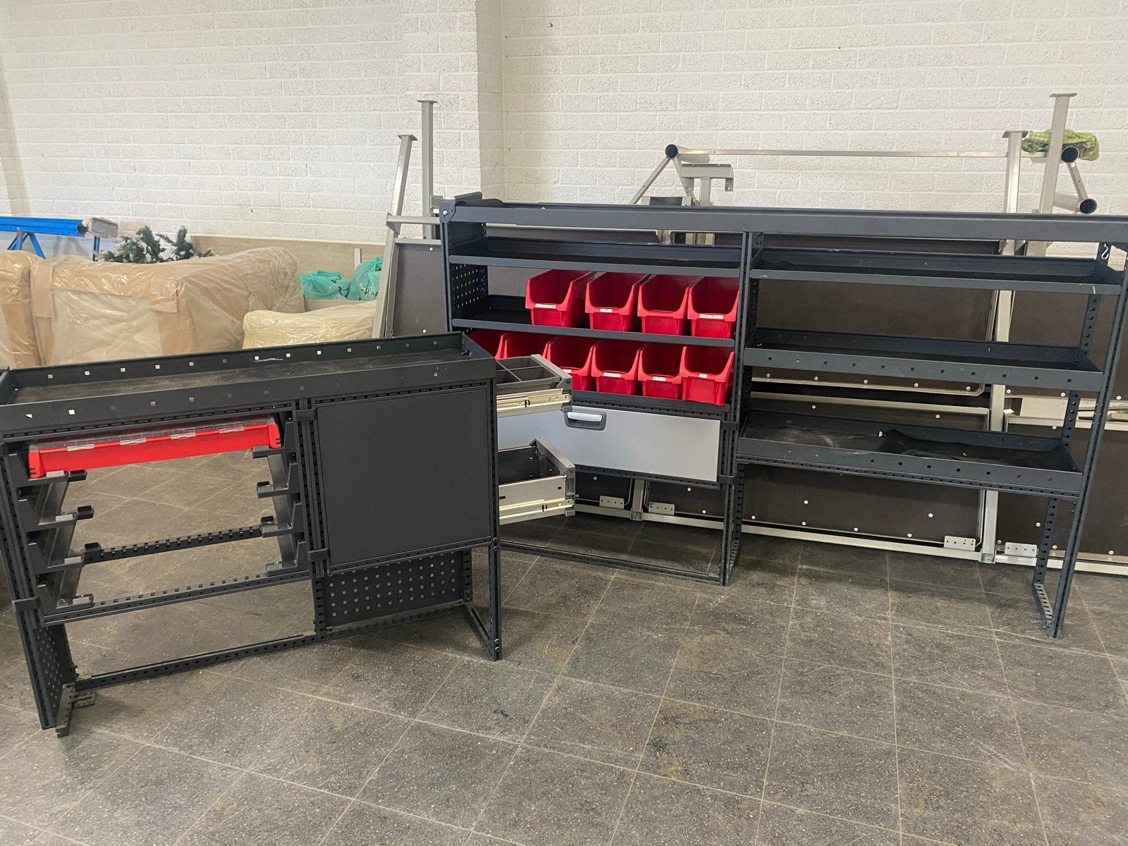 Modul-System bedrijfswageninrichting, Ophalen, Gebruikt