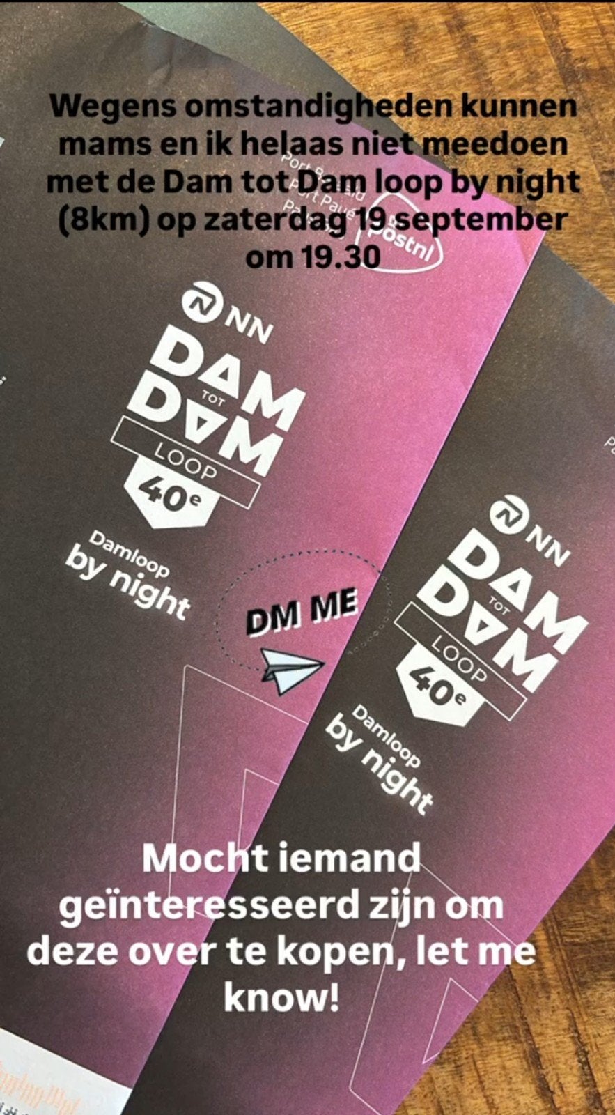 dam tot dam by night, Twee personen