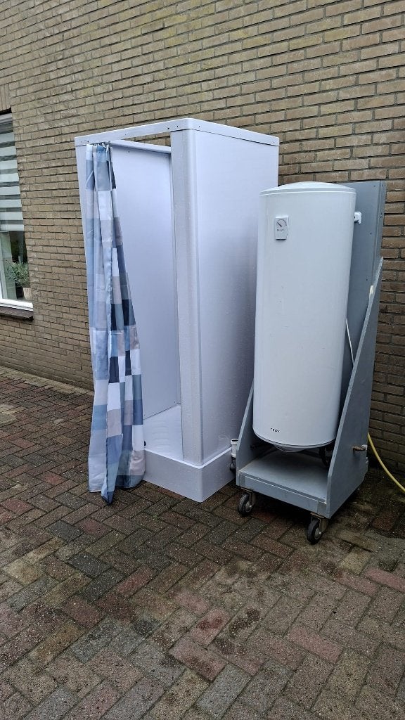 nood douche met 150 ltr boiler, Doe-het-zelf en Verbouw, Ophalen, Gebruikt