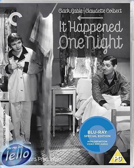Blu-ray: It Happened One Night (1934 Clark Gable) UK CC NN, Cd's en Dvd's, Ophalen of Verzenden, Nieuw in verpakking, Klassiekers
