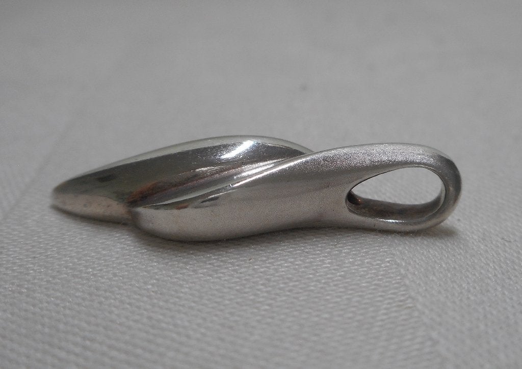 Zilveren modernist hanger nr.025, Sieraden, Tassen en Uiterlijk, Kettinghangers, Verzenden, Zo goed als nieuw, Zilver, Zilver