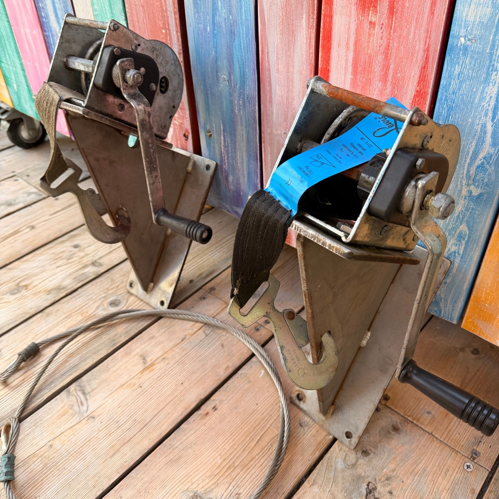 TDE Goliath Treuils - Handlier voor aanhanger/boot (2 stuks), Ophalen, Gebruikt, Handmatig