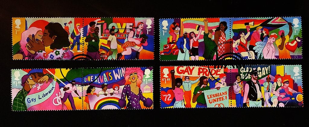 UK / Engeland 2022 Gay Pride, Verzenden, Gestempeld