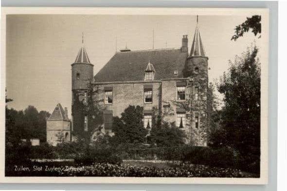 Zuijlen Slot Zuylen  Zijgevel, Ophalen of Verzenden, Voor 1920, Ongelopen, Utrecht