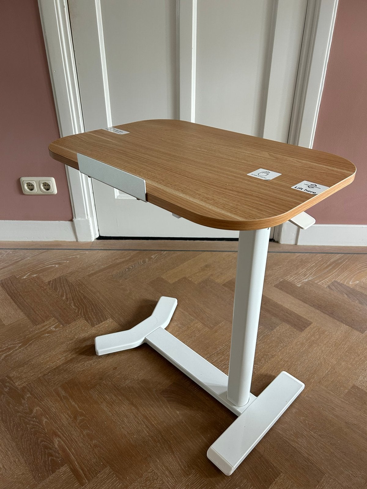 Flexispot bijzettafel/klein bureau met handleiding, Ophalen, Minder dan 55 cm, Metaal of Aluminium, Nieuw