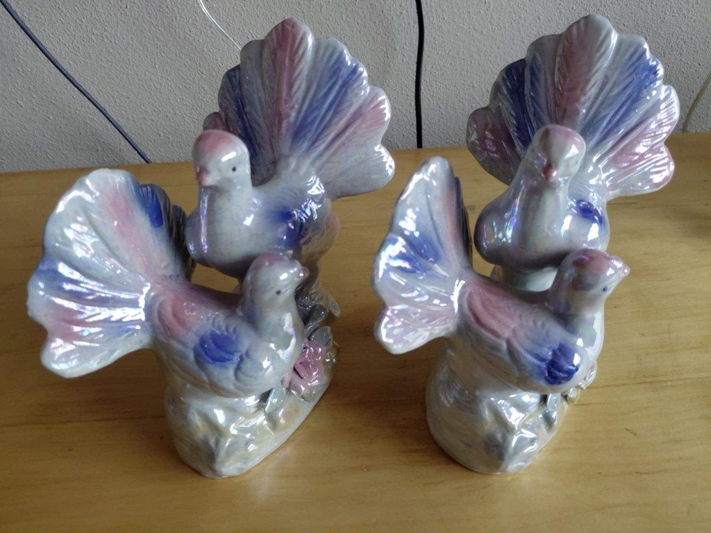 NIEUW 2 mooie beeldjes van duiven, Verzamelen, Ophalen of Verzenden, Nieuw, Dier