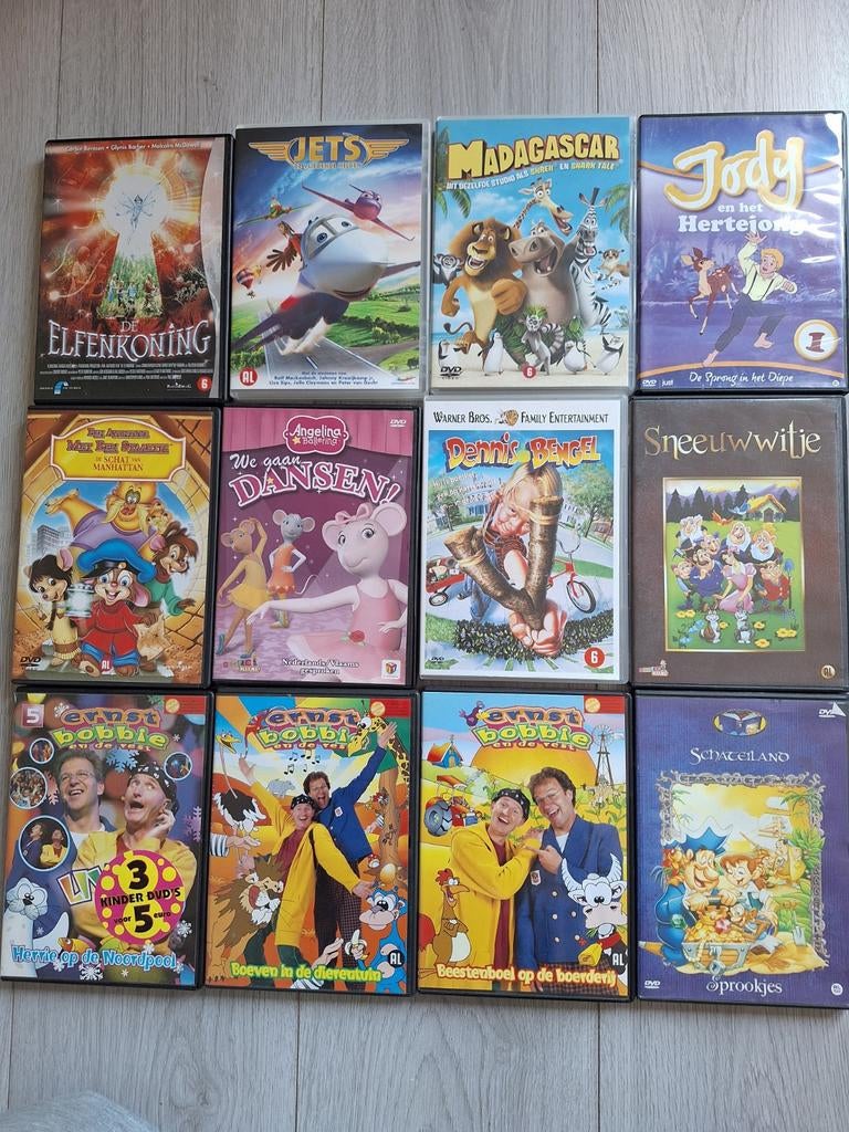 35 kinder dvd's, Cd's en Dvd's, Alle leeftijden, Ophalen of Verzenden, Gebruikt