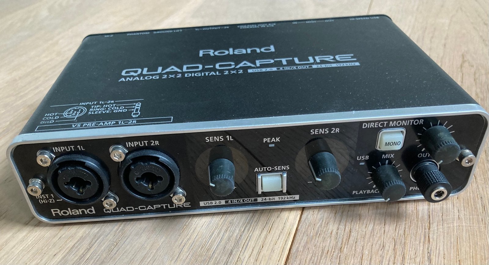 Roland quad capture audio interface, Ophalen of Verzenden, Gebruikt