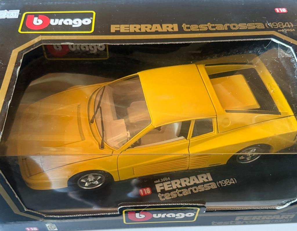 Ferrari Testarossa model 1984 Burago, Hobby en Vrije tijd, Modelauto's | 1:24, Ophalen of Verzenden, Nieuw, Bburago