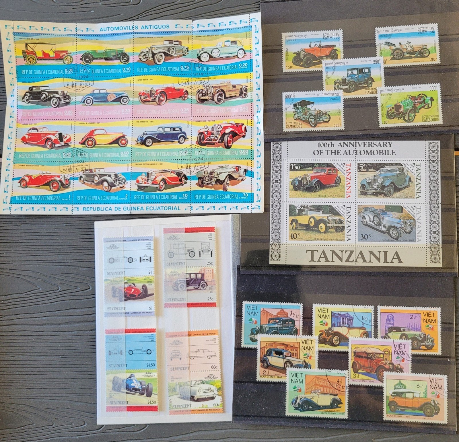 postzegels klassieke auto's, Ophalen of Verzenden