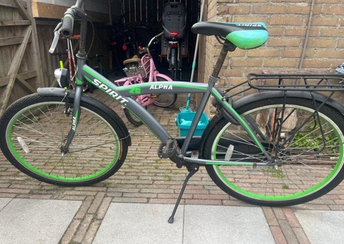 Stoere jongensfiets 26 inch, Ophalen, Terugtraprem, Gebruikt, Staal
