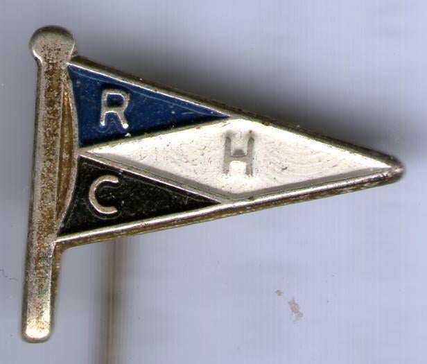 R.C.H. Heemstede vlag zilverkleurig voetbal speldje( Z_045 ), Verzenden, Nieuw, Sport, Speldje of Pin