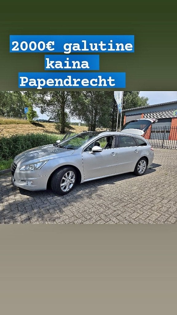 Peugeot 508 1.6 THP SW 2011 Grijs, Auto's, Peugeot, Voorwielaandrijving, 15 km/l, 1800 kg, Overige bekleding