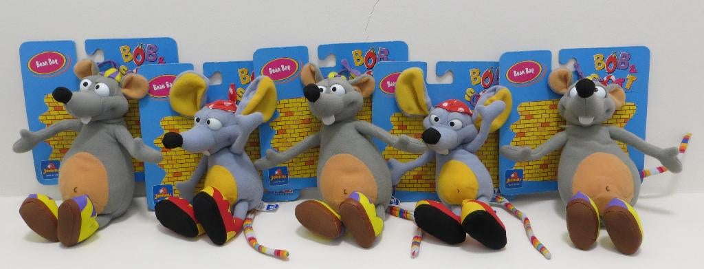 Nieuwe knuffels van Bob & Scott - NIEUW!, Kinderen en Baby's, Speelgoed | Knuffels en Pluche, Ophalen of Verzenden, Nieuw, Muis