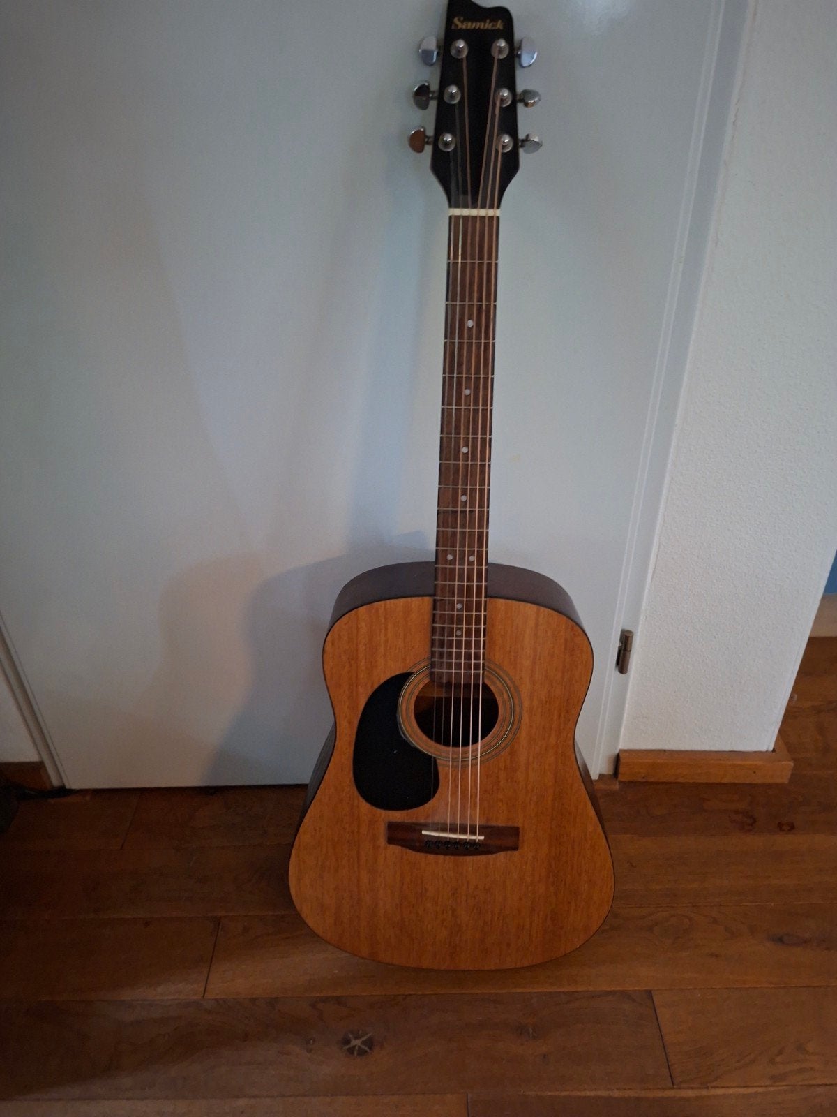 Linkshandige Samick LW-015A LH Western gitaar, Ophalen, Gebruikt, Western- of Steelstringgitaar
