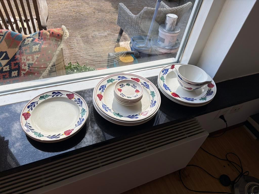 Boerenbond servies gebruikt, Antiek en Kunst, Ophalen
