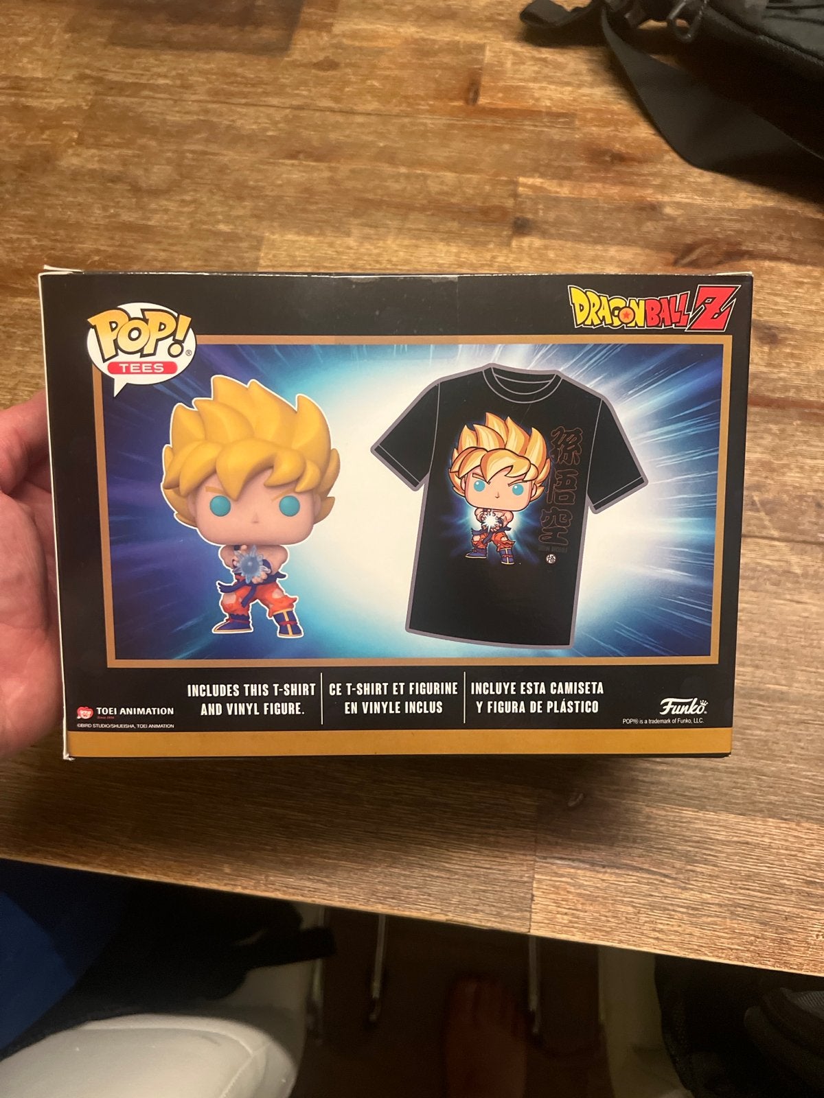 Funko Pop! Tees Dragon Ball Z Son Goku T-shirt & Figuur, Ophalen, Nieuw