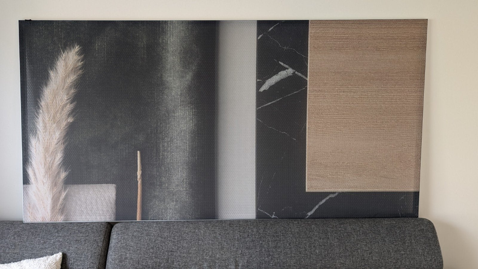 Prachtig canvas schilderij in aluminium frame, 200x100 cm, Ophalen of Verzenden