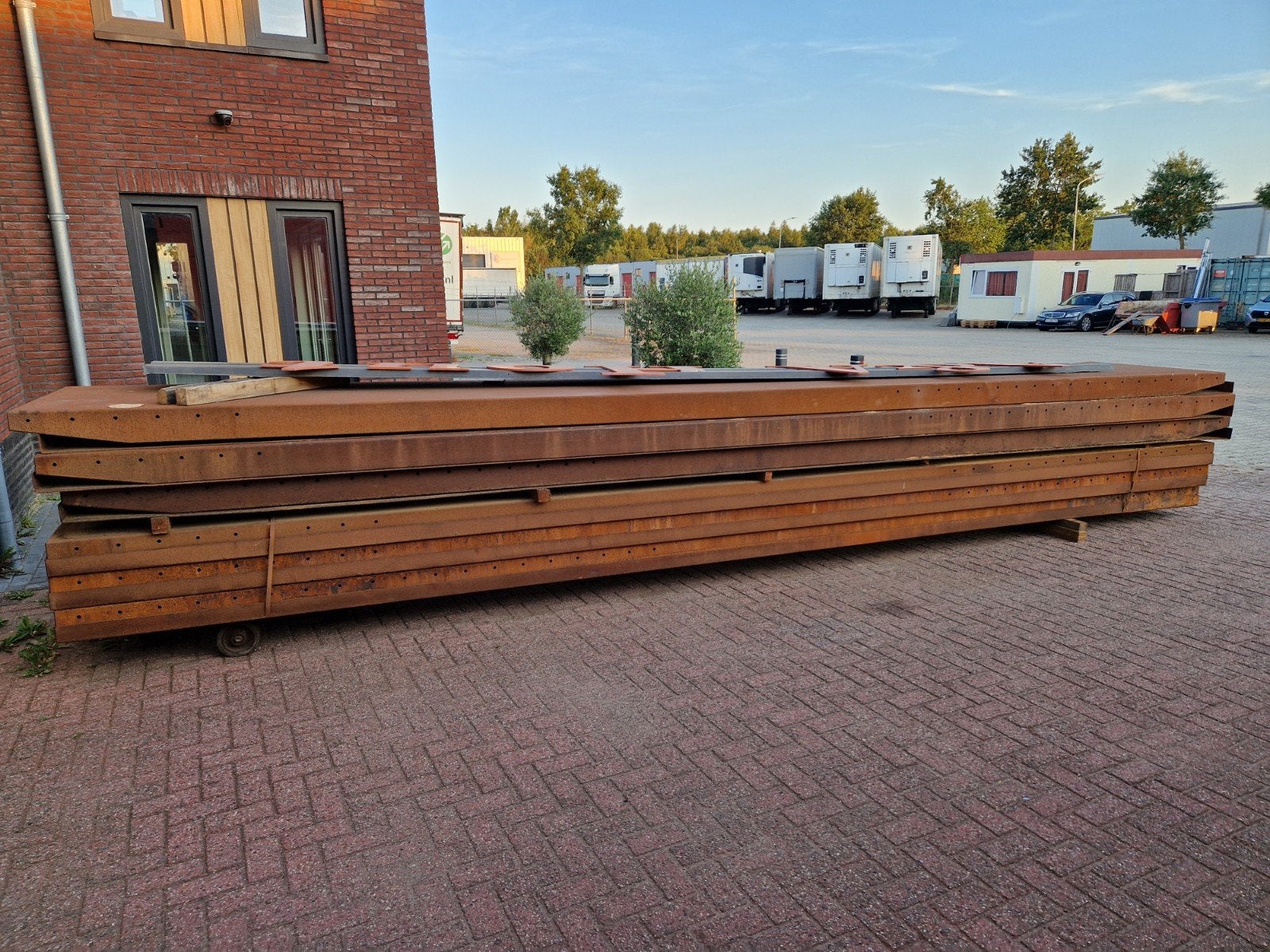Stalen platen/loopbruggen, Doe-het-zelf en Verbouw, Metalen, Ophalen