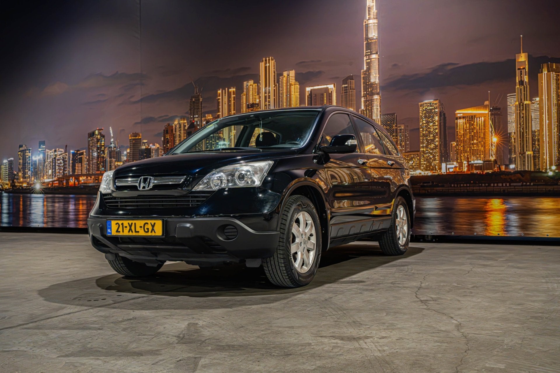 Honda CR-V 2.0i Comfort, Gebruikt, 4 cilinders, Zwart, Origineel Nederlands