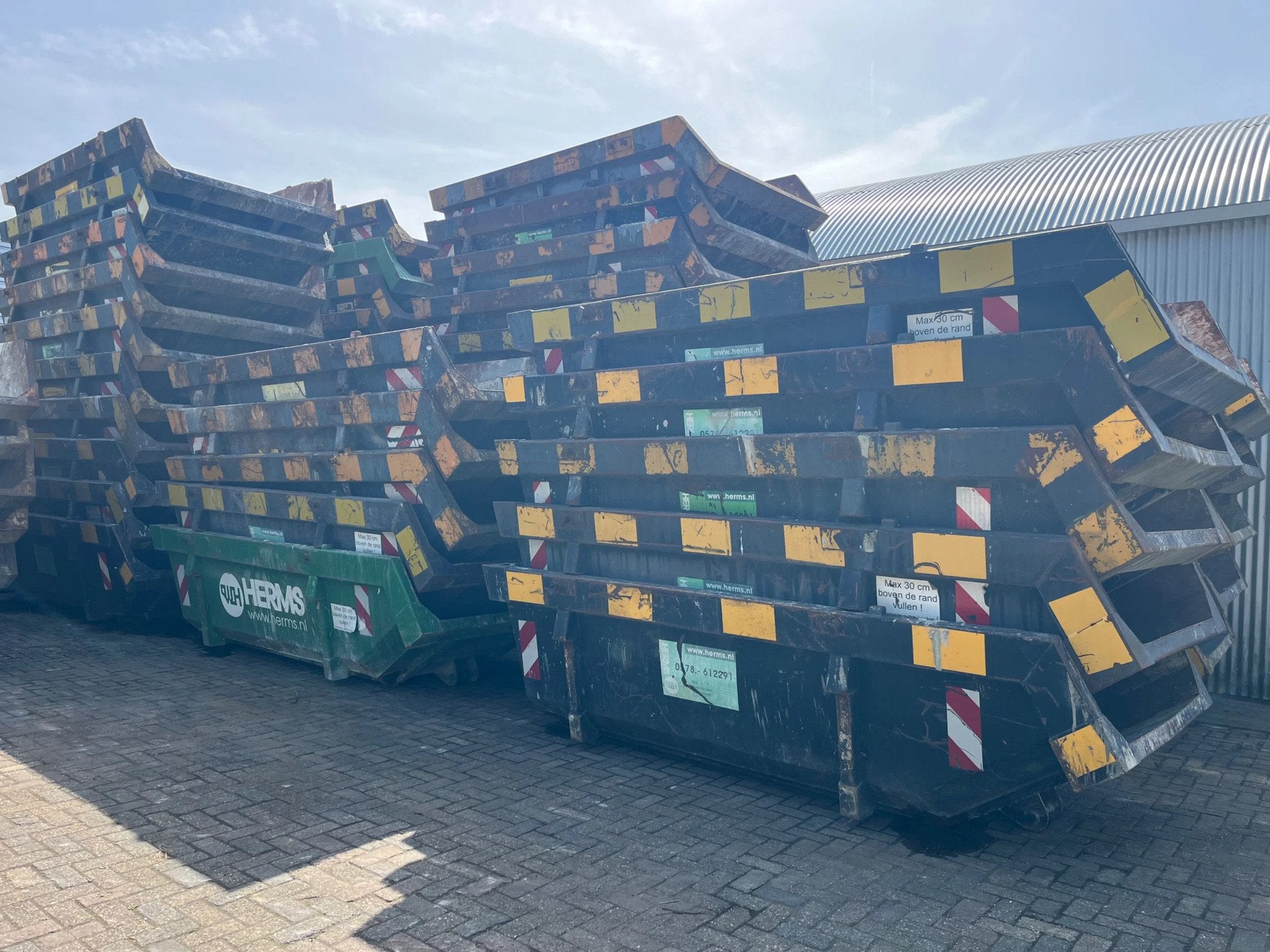 Fornhese Portaalarm containers gebruikte open 6 m3 4/5 mm