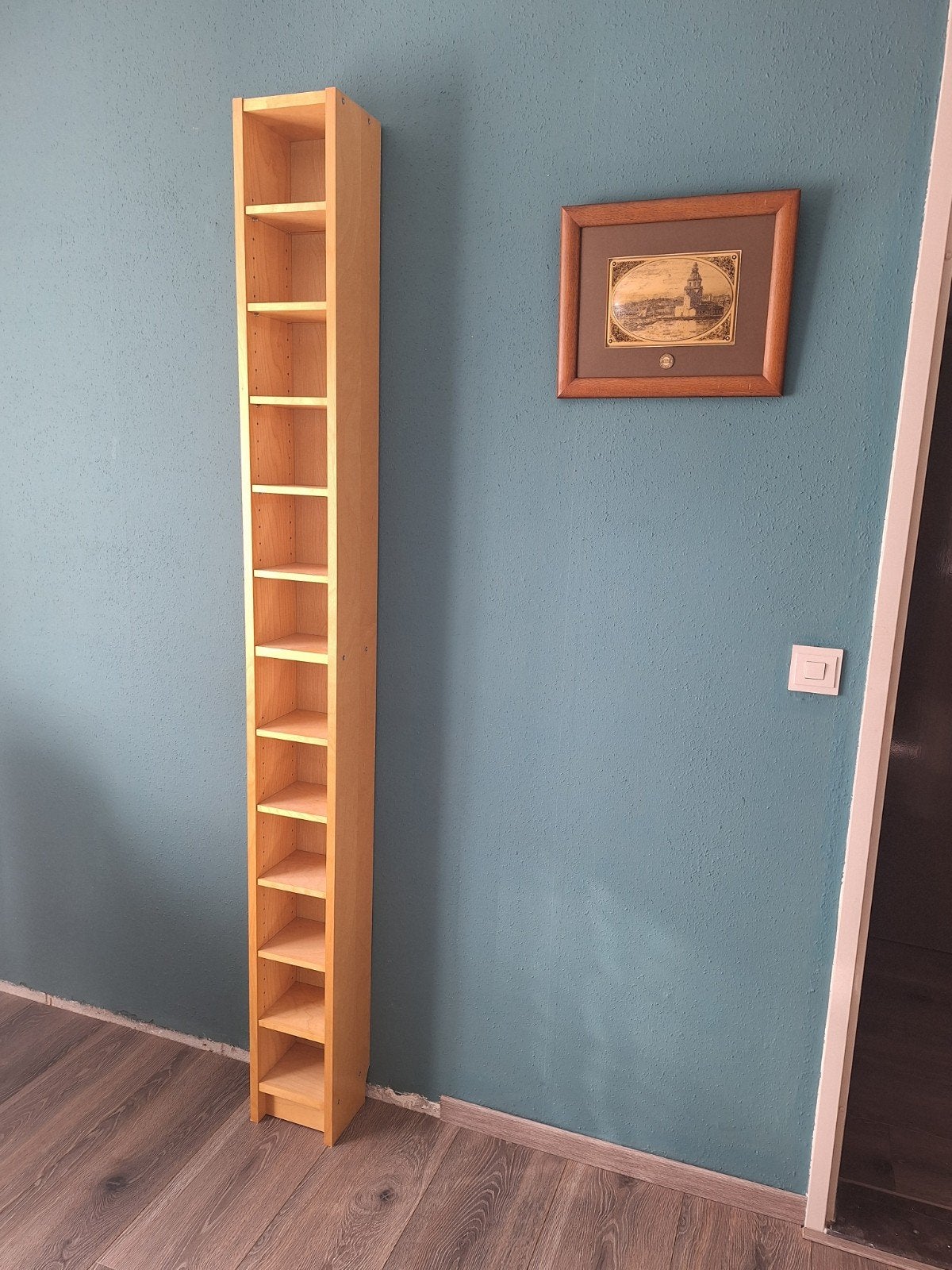 Ikea CD-kast - 198 cm hoog, 20 cm breed, 17 cm diep, Ophalen, Gebruikt, 150 discs of meer, Cd's