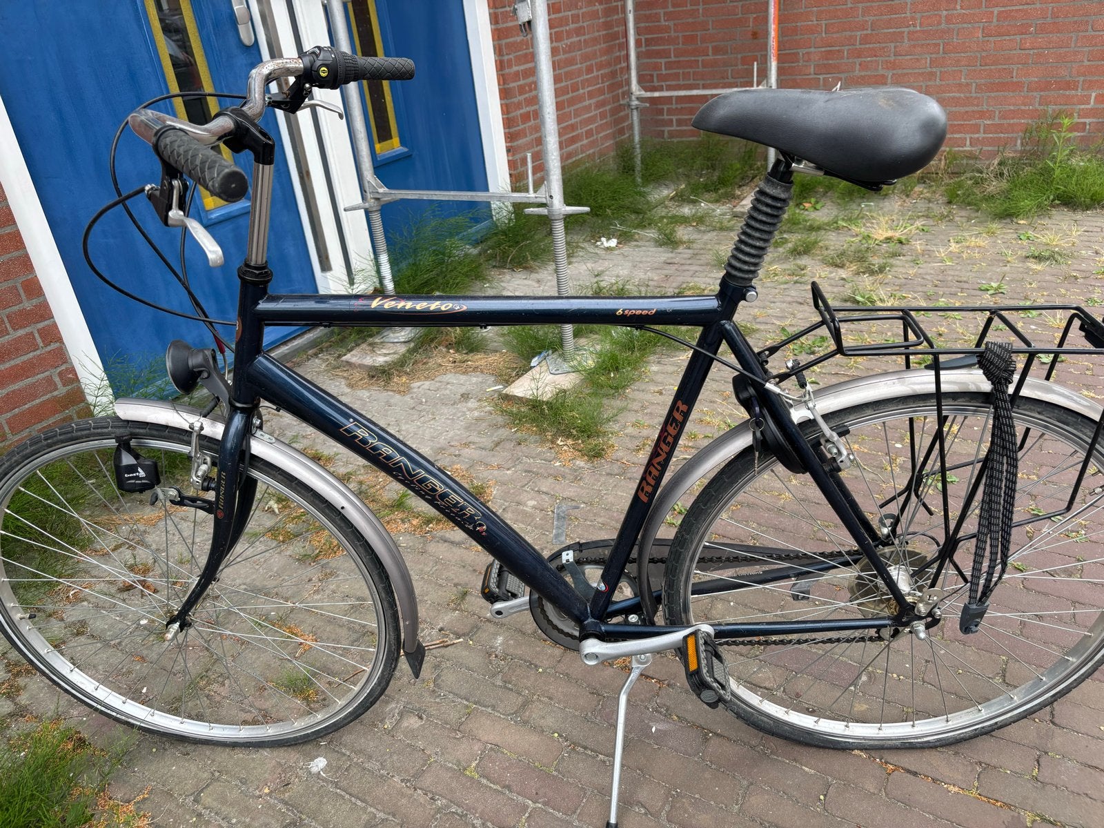 Veneto Ranger fiets met 6 versnellingen en slot, Fietsen en Brommers, Gebruikt, Velgrem, Versnellingen, Ophalen